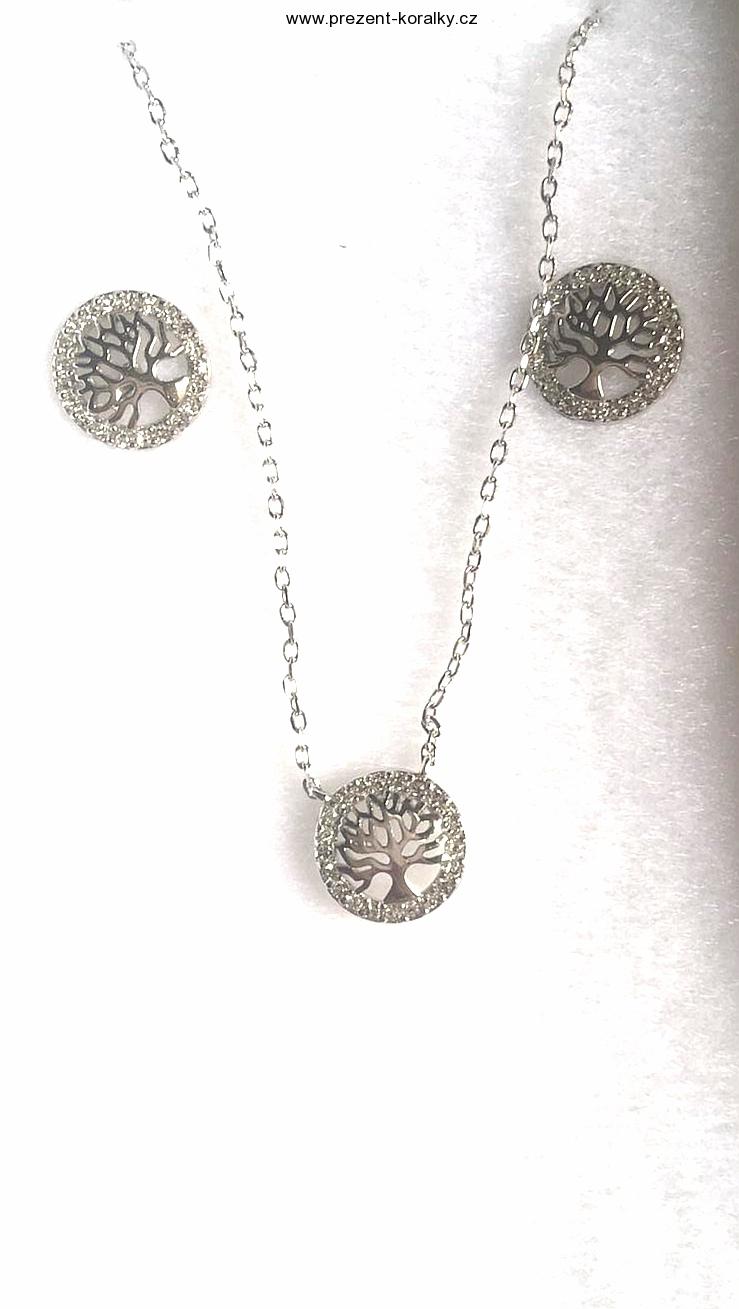 SWAROVSKI stříbrná sada - strom života