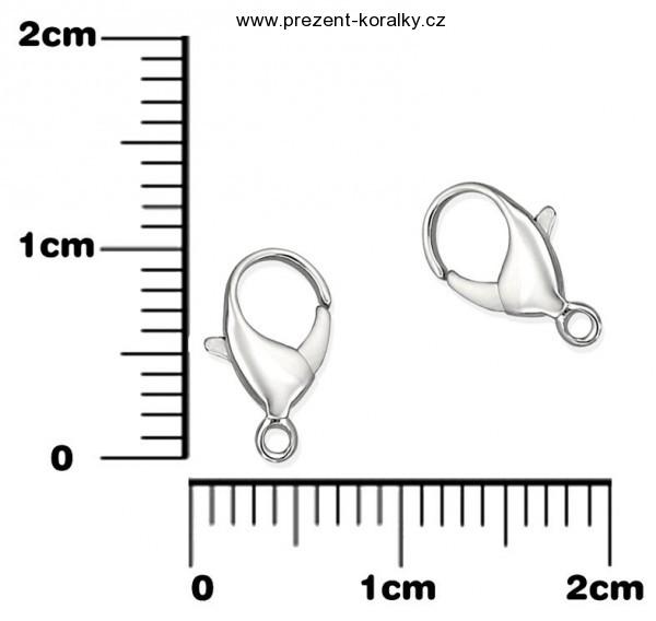 Karabina 10 mm (postříbřeno)