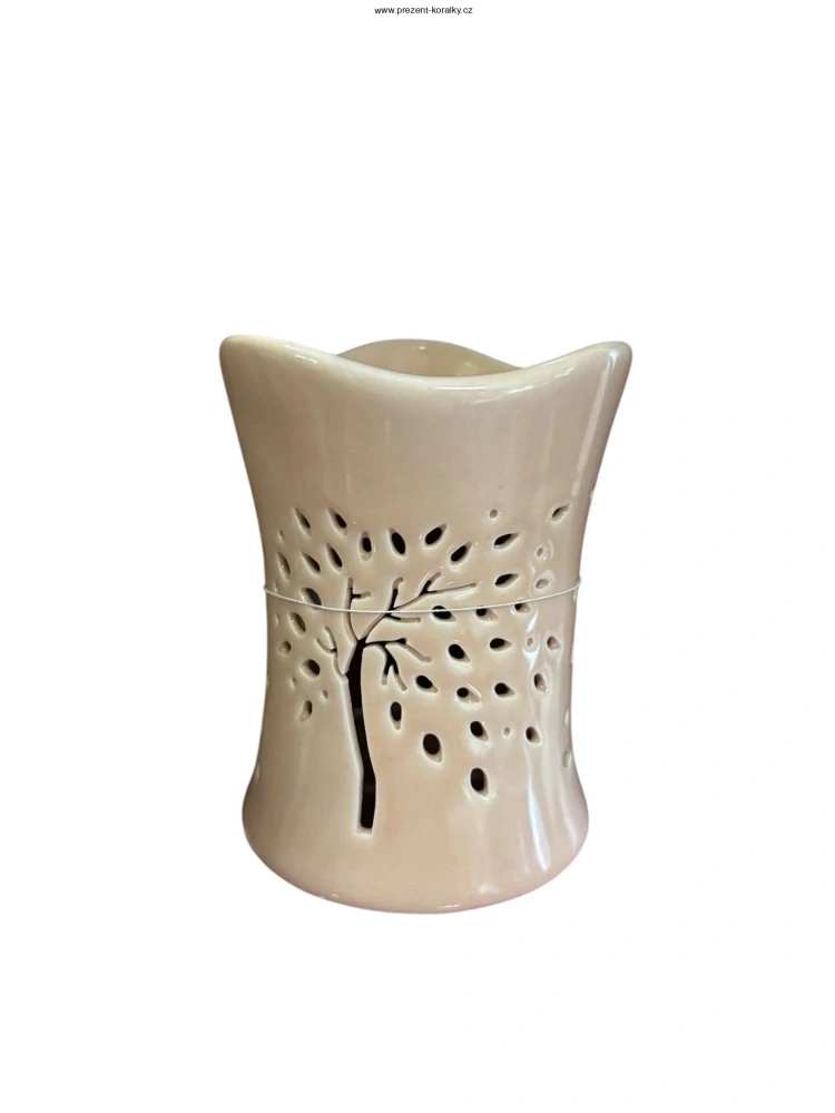 Aromalampa porcelánová - béžová