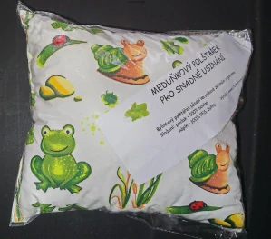 Meduňkový polštářek šnek a žába