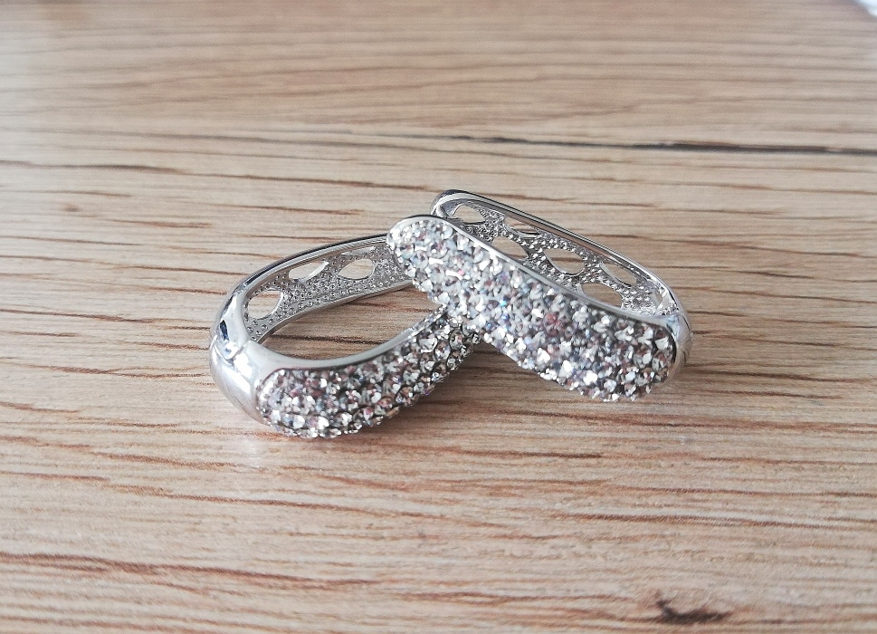 Náušnice bižuterie - SWAROVSKI kamínky