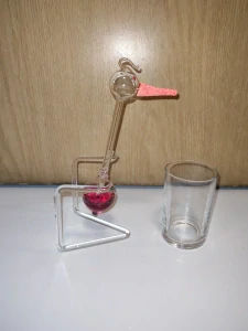 Houpací čáp růžový 20cm