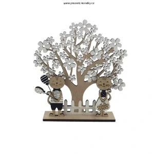 Dřevěná dekorace strom života
