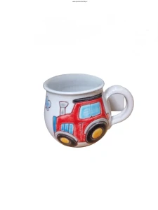 Keramický hrnek traktor