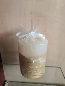 Vanilková svíčka válec